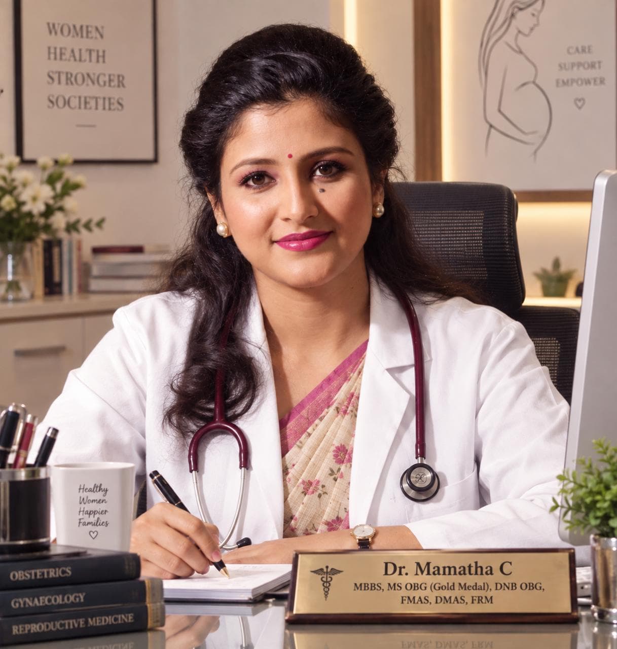 Dr. Mamatha . C, Gold Medalist Obstetrician, Gynaecologist & Reproductive Medicine Specialist at NJ Hospital Mysore