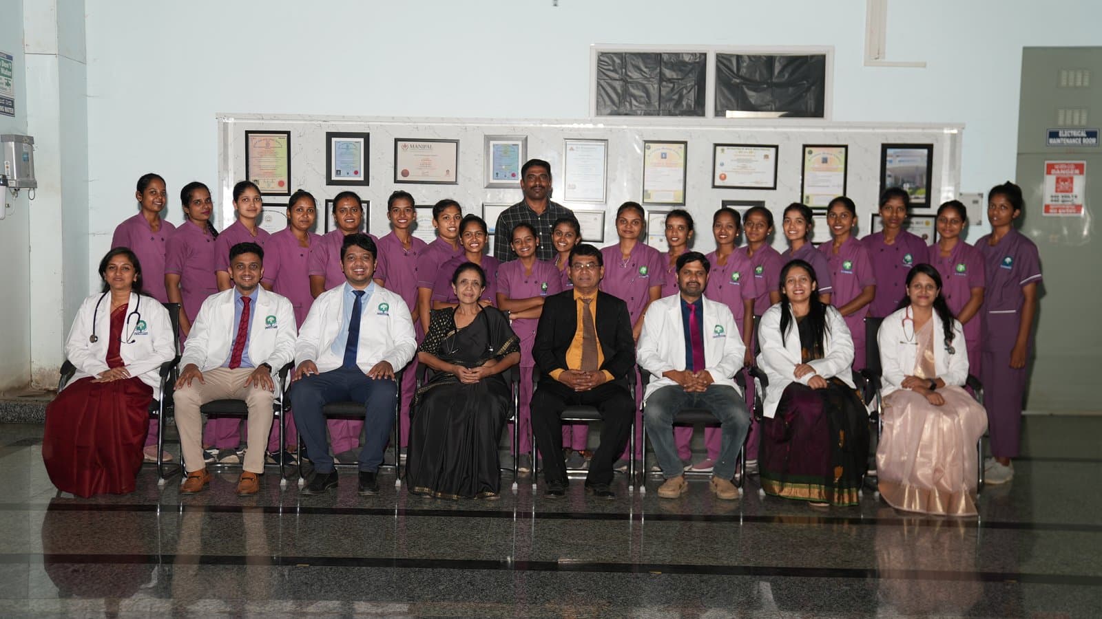 Medical consultants, doctors and nursing team at NJ Hospital Mysore